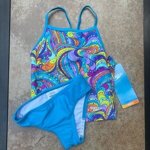 Girls Speedo two piece swimsuit